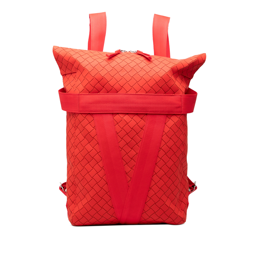 Pre-Loved Bottega Veneta Rubber Intrecciato Buffer Backpack